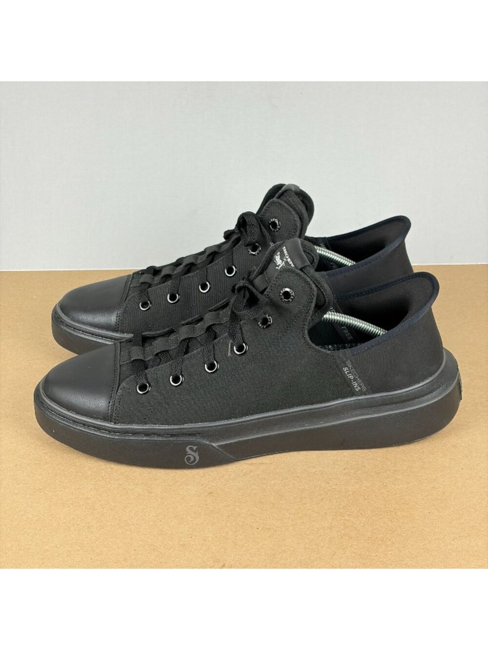Skechers Snoop Dog Slip-Ins Athletic Shoes Mens 13 Black Low Top Lace Up Casual
